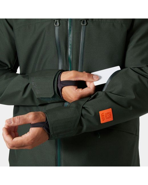 Giacca Da Sci Impermeabile Garibaldi 2.0 Uomo Verde di Helly Hansen in Green da Uomo