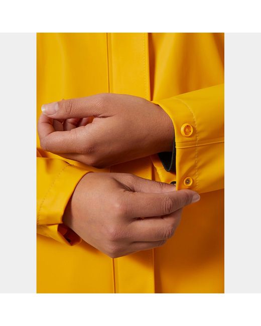 Helly Hansen Yellow Moss Iconic Waterproof Rain Jacket