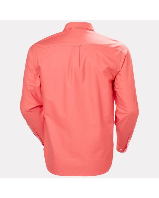 Helly Hansen Red Shore Long Sleeve Shirt for men