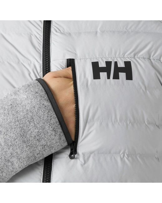 Helly Hansen Gray Skagen Hybrid Knit Insulator for men
