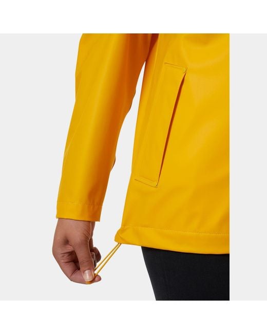 Helly Hansen Yellow Moss Iconic Waterproof Rain Jacket