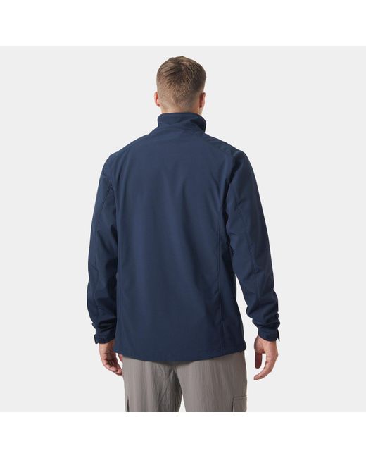 Helly Hansen Blue Paramount Athletic Cut Softshell Jacket for men