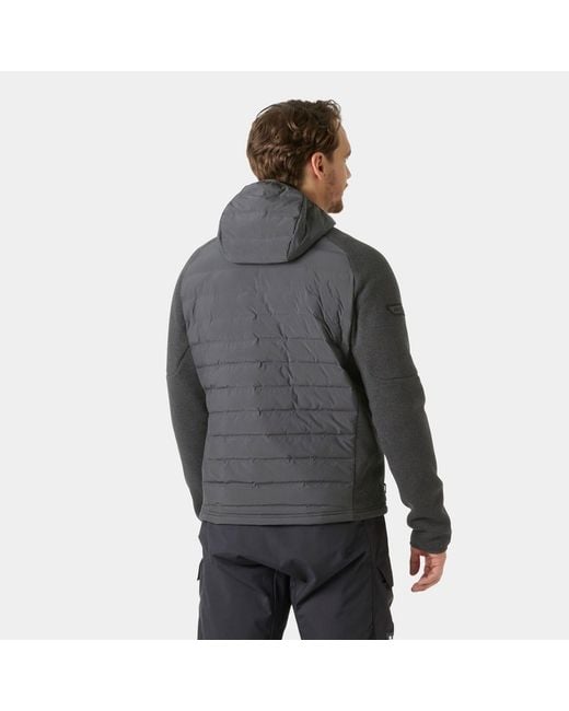 Helly Hansen Gray Skagen Hybrid Knit Insulator for men
