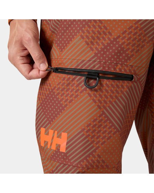 Helly Hansen Brown Sogn Insulated Cargo Ski Pants for men