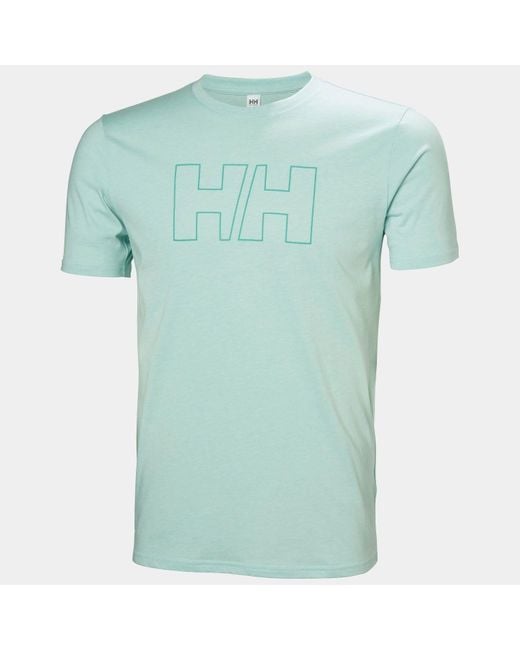 Helly Hansen Blue Hh Tech Logo T-Shirt for men