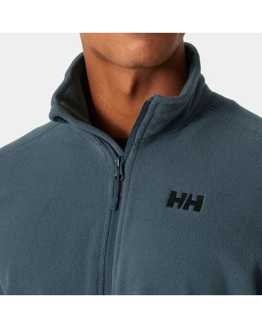 Helly Hansen Blue Daybreaker Full Zip Fleece Jacket for men