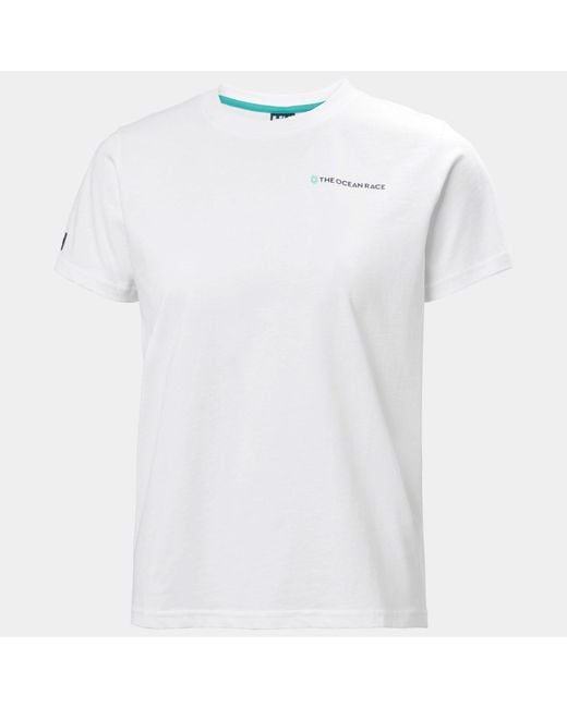 The Ocean Race T-Shirt Femme Blanc Helly Hansen en coloris White