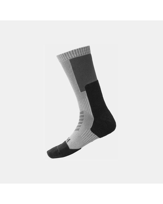 Helly Hansen Black Hiking Terry Hell-Toe Hiking Sock