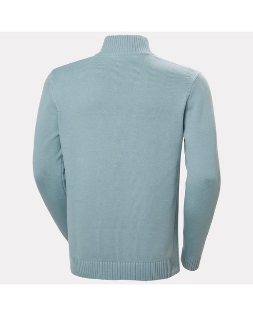 Helly Hansen Blue Smoegen Half-Zip Sweater for men