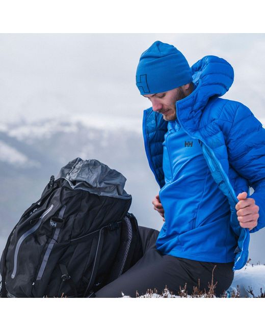 Helly Hansen Blue Verglas Hooded Down Jacket 2.0 for men