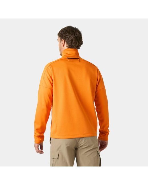 Helly Hansen Orange Hp Fleece Jacket for men