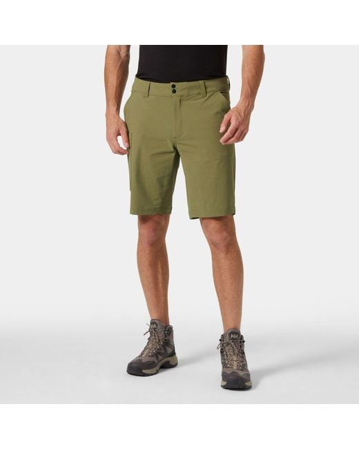 Helly Hansen Green Brono Softshell Shorts for men