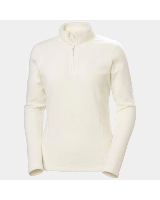Helly Hansen White Daybreaker 1/2 Zip Light Fleece