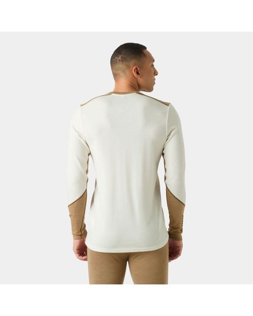 Helly Hansen Natural Lifa Merino Midweight Crew Base Layer for men