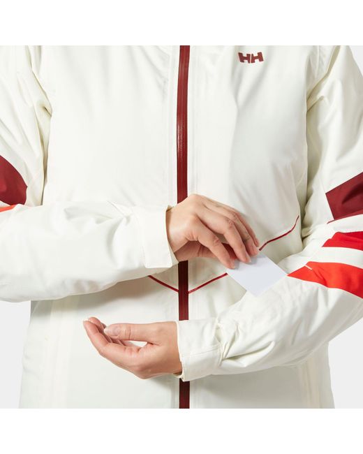 Helly Hansen White Panorama Insulated Jacket