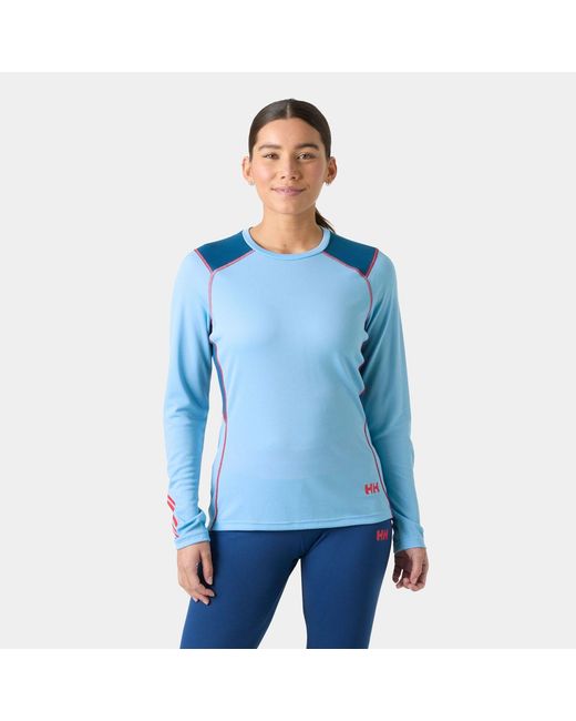 Helly Hansen Blue Lifa Active Crew Lightweight Base Layer