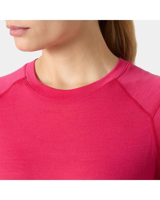Helly Hansen Pink Hh Durawool T-Shirt