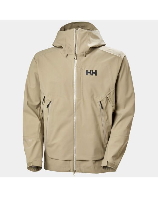 Helly Hansen Green Verglas Backcountry Ski Shell Jacket for men