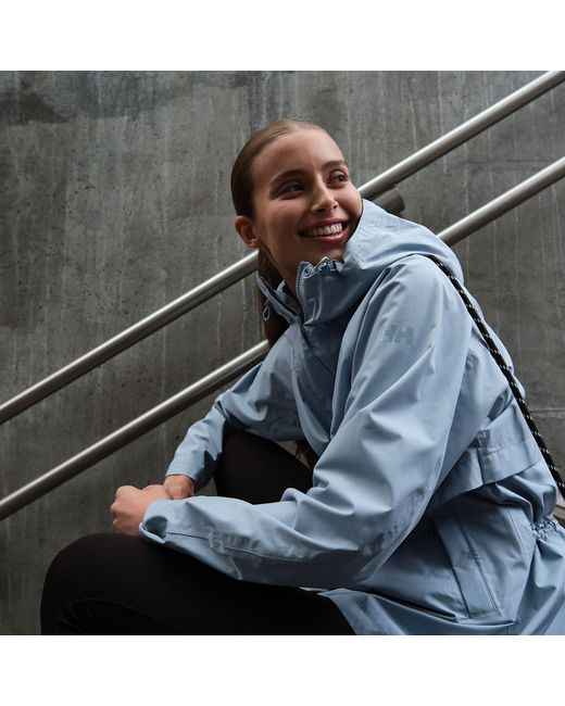 Helly Hansen Blue Sienna Rain Jacket