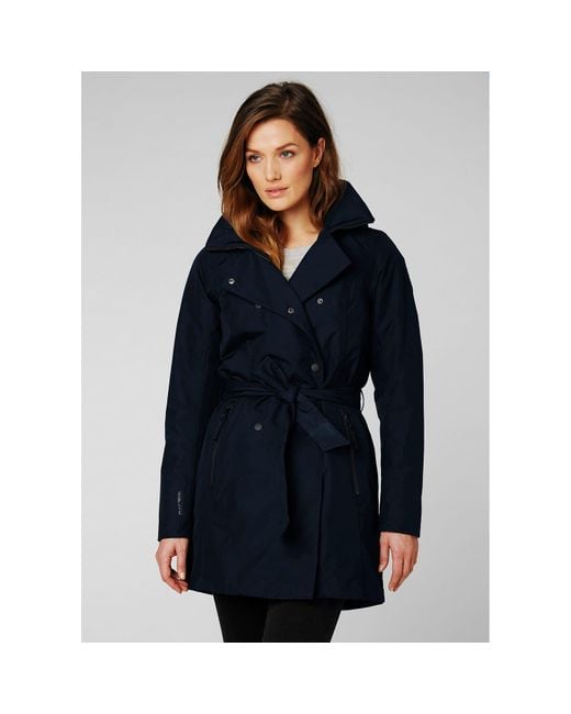 helly hansen trench raincoat