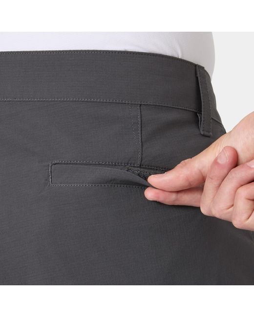 Helly Hansen Gray Hh Quick Dry Cargo Shorts 11" for men