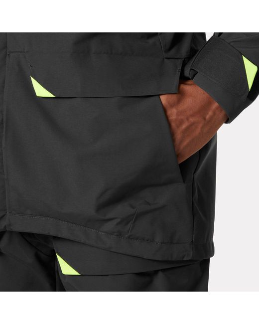 Helly Hansen Black Skagen Offshore Sailing Jacket for men