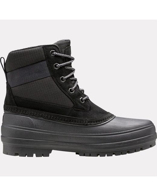 Helly Hansen Black Fraser Mid Winter Boots for men