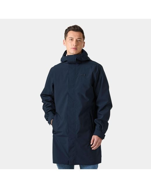 Helly Hansen Blue Brussel Raincoat for men