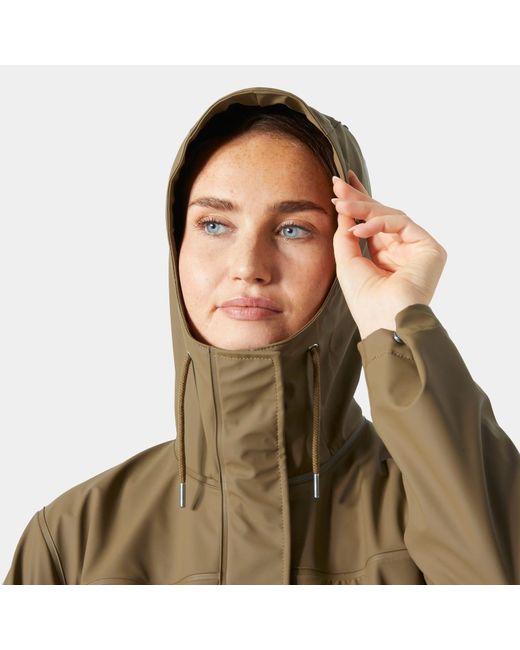 Moss Raincoat Mujer Helly Hansen de color Green