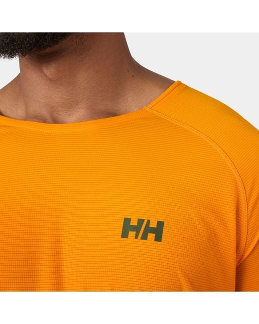 Helly Hansen Orange Trail Short Sleeve T-Shirt for men