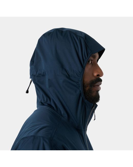 Helly Hansen Blue Momentum 3-Layer Stretch Jacket for men