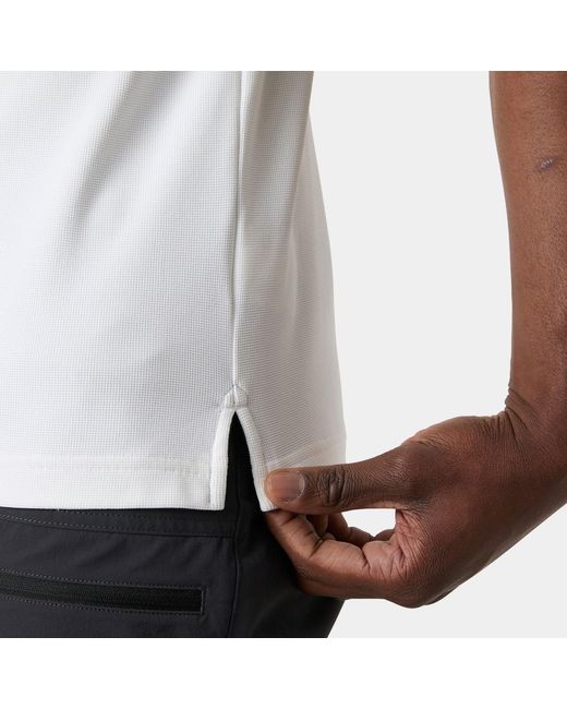 Helly Hansen White Crewline Polo for men