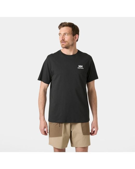 Helly Hansen Black Nord Graphic T-Shirt for men