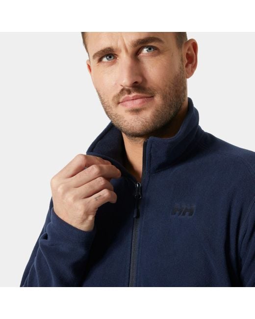 Helly Hansen Blue Daybreaker Full Zip Fleece Jacket for men
