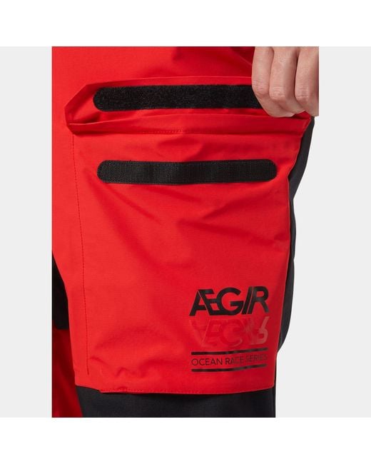 Helly Hansen Red Aegir Ocean Dry Suit 2.0 for men