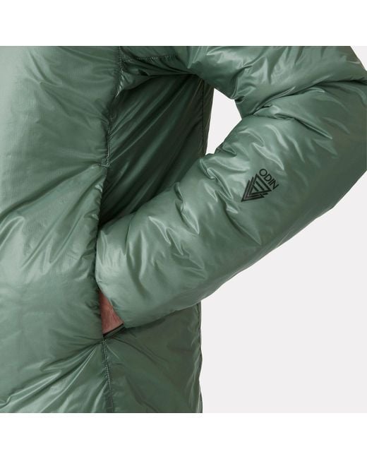 Helly Hansen Green Odin Everdown Hooded Jacket for men