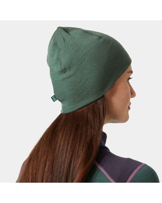 Helly Hansen Green Lifa Merino Beanie Std