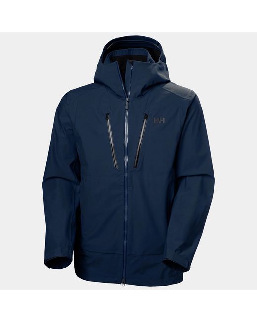 Helly Hansen Blue Alpha Long Ski Shell for men