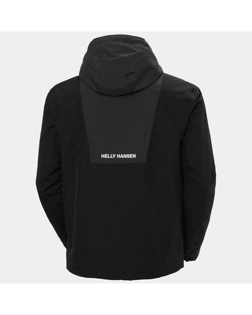 Helly Hansen Black Rig Rain Jacket for men