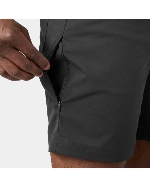 Helly Hansen Blue Holmen 5 Pocket Shorts for men