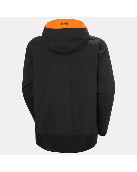 Helly Hansen Black Sogn Patrol Shell Jacket for men