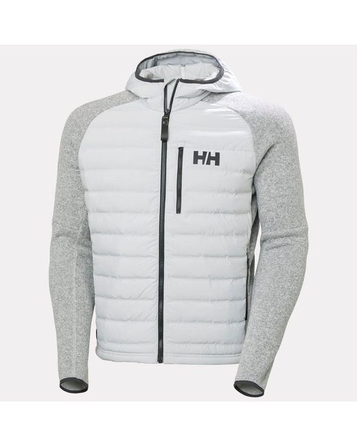Helly Hansen Gray Skagen Hybrid Knit Insulator for men
