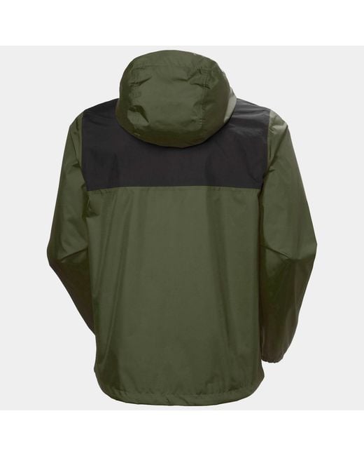 Helly Hansen Green Vancouver Rain Jacket for men