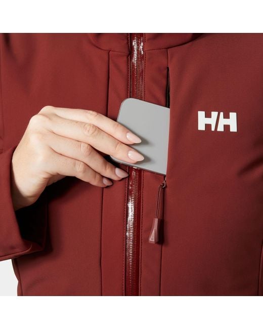 Helly Hansen Red Avanti 3-In-1 Softshell Ski Jacket for men