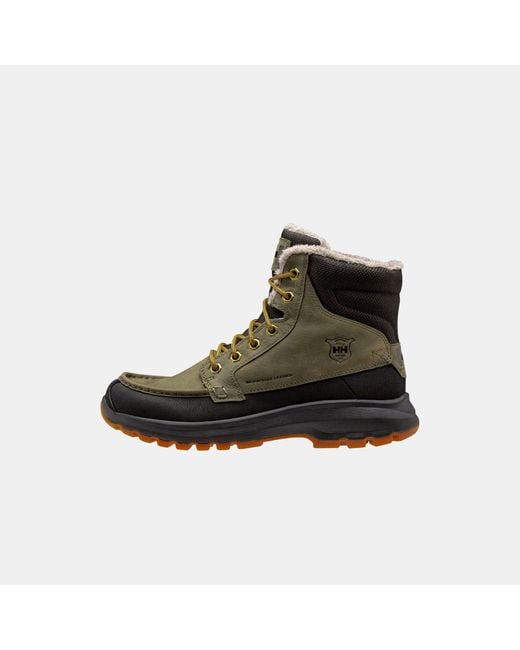 Helly Hansen Black Garibaldi V3 Waterproof Leather Boots for men