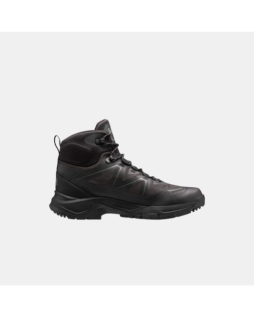 Helly Hansen Black Cascade Mid Low-Cut Helly Tech Boots for men