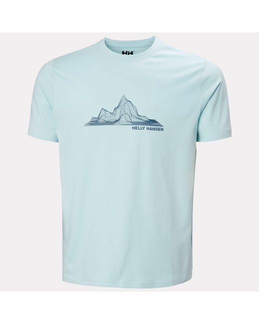 Massif Graphic T-Shirt Blu di Helly Hansen in Blue da Uomo