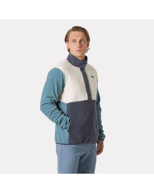 Helly Hansen Blue Daybreaker Snap Pullover for men