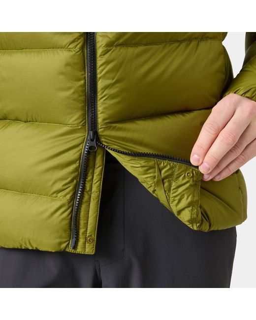 Helly Hansen Green Glacier Down Jacket for men