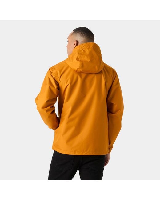 Helly Hansen Orange Seven J Outdoor Rain Jacket for men